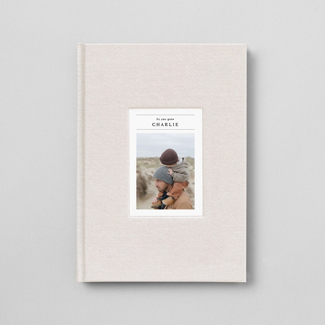 Fabric Photo Hardback Wedding Journal