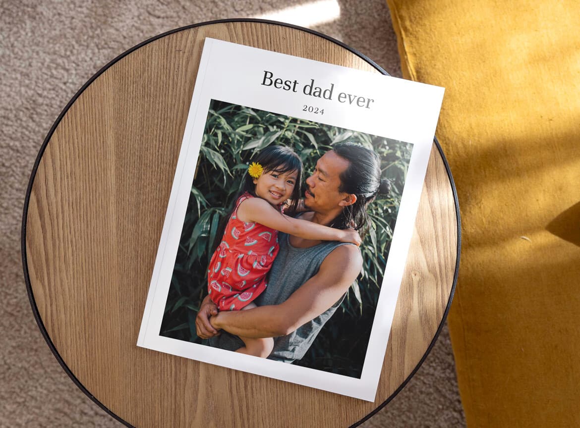 Father's day softcover photo books