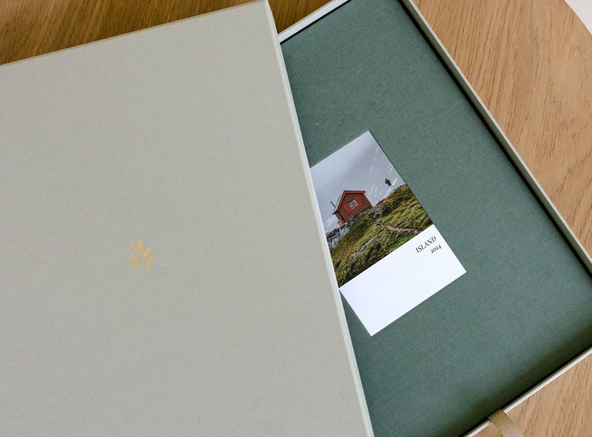Fabric photo albums debossed cover photo
