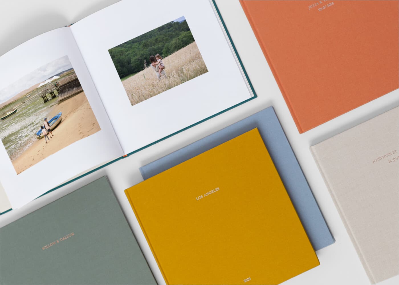 Fabric Hardcover Family Photo Albums