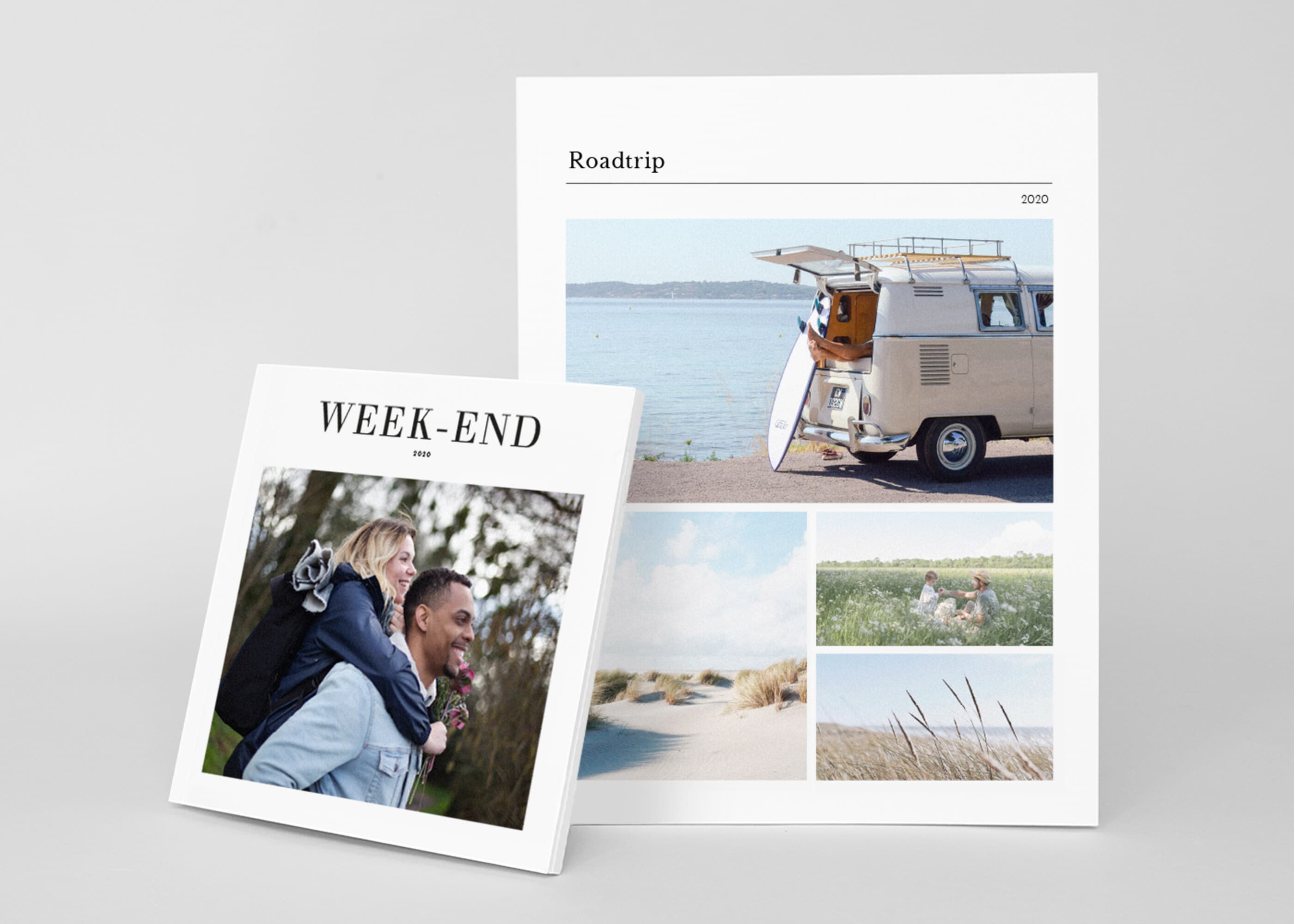 Softcover coffee table photo albums