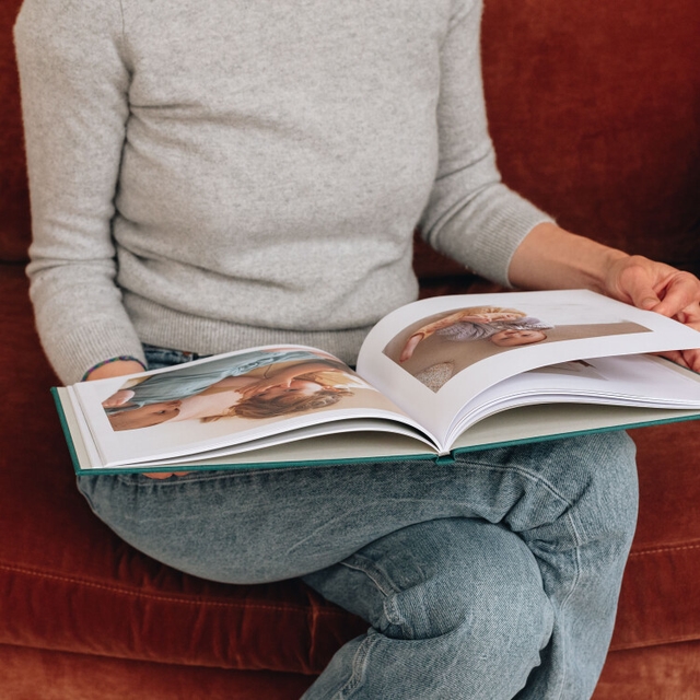 fabric hardcover vintage photo albums